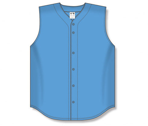 Athletic Knit Full Button Sleeveless Softball Jersey (SB1812)